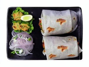 Malai Mushroom Tikka Roll