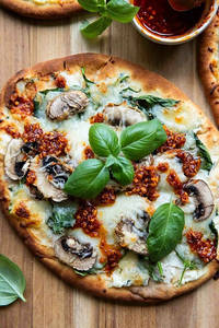 Mushroom Stufeed Naan
