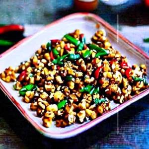 Crispy corn chilli pepper