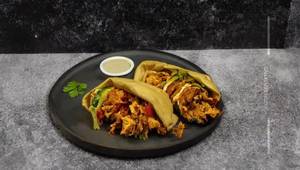 Schezwan Chicken Shawarma Roll