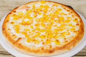 Sweet And Golden Corn Pizza