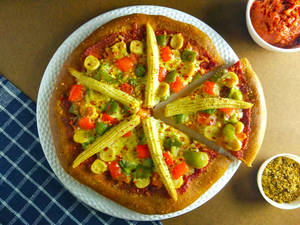 Baby Corn Pizza ( 7 Inches )