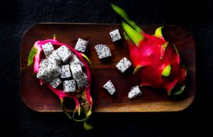 Diced Dragon Fruit Bowl