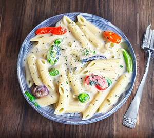 Veg White Sauce Pasta