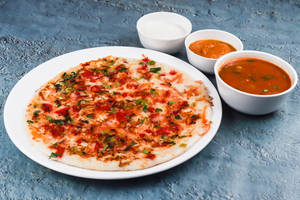 Tomato onion uttapam