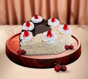 Dual Forest Heart Cake (Eggless)