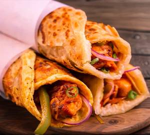 Double egg chicken roll