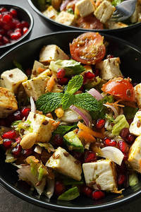 Mixed Vegetable And Paneer Salad