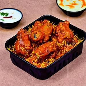 Fried Wings Curry Biryani
