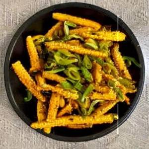 Baby Corn Chilli Dry