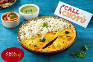 Pammi Aunty ke Kadhi Chawal [jeera rice]