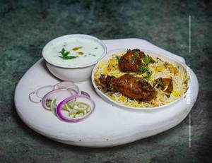 Ulava charu chicken biryani                                           