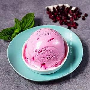 Black current special icecream