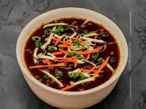 Veg monchow soup