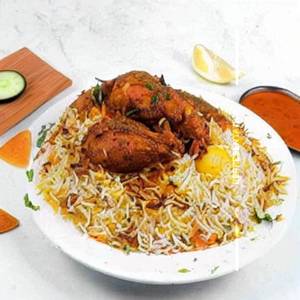 Chicken biryani single