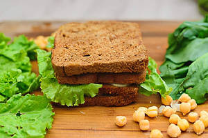 Chickpea Spinach Sandwich