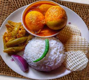 Egg thali