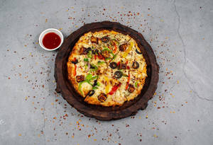 BBQ Cottage Cheese Pizza