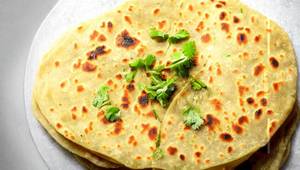 Aloo paratha butter