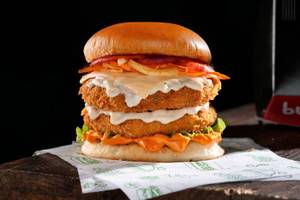The Double Decker OG Veggie Burger