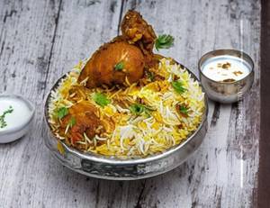 Chicken Biryani with Raita