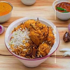 Chicken fry biryani family pack