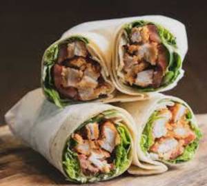 Veg Chik'n Tikka Roll