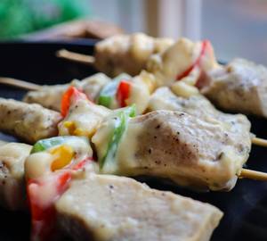 Creamy Chicken Skewers