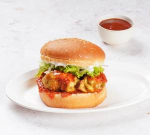 Spicy Momo Burger