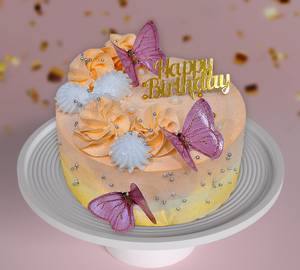 Mango cheese cream cake