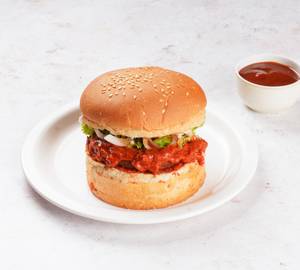 Schezwan Veggie Burger