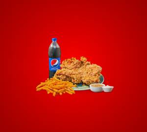 Broasted chicken 8 pc combo