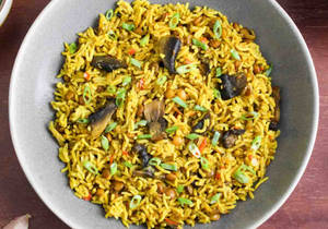 Mushroom Biryani