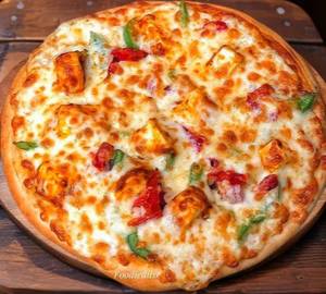 Cheese and paneer pizza