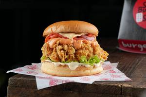 Bang Bang Fried Chicken Burger