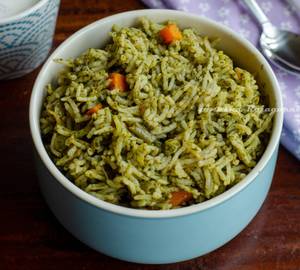 Ghee Palak Chawal