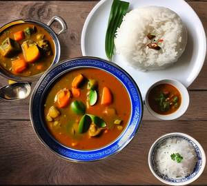 Sambar Rice Combo [Without Onion & Garlic]