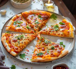 veg Schezwan Cheese Pizza[8 Inches]