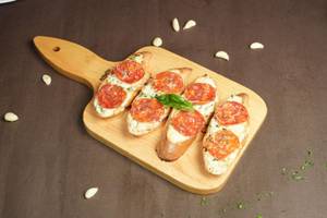 Pepperoni Baguette Cheese Garlic Bread