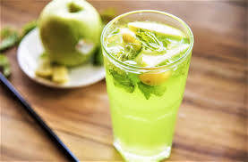Green apple mojito