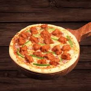 Butter chicken pizza