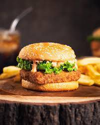 Veg paneer burger
