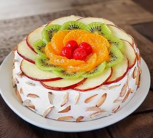 Fresh fruit cake
