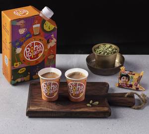 Low Sugar Elaichi Chai Flask