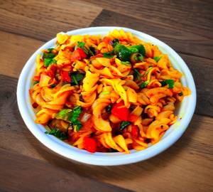 Veggie Spicy Tangy Pasta [Full]