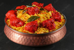 Half Chicken 65 Biryani