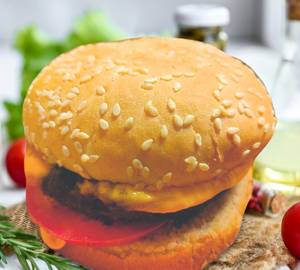 Veg tandoori burger