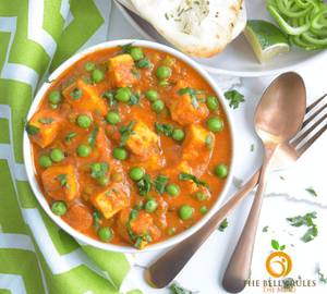 Matar Paneer + 2 Baby Naan
