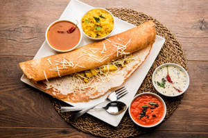 Ghee Cheese Panner Masala Dosa+ Idli 1pc Free