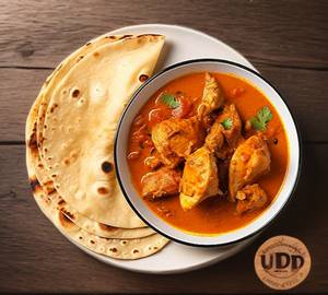 Roti and  Chicken Curry